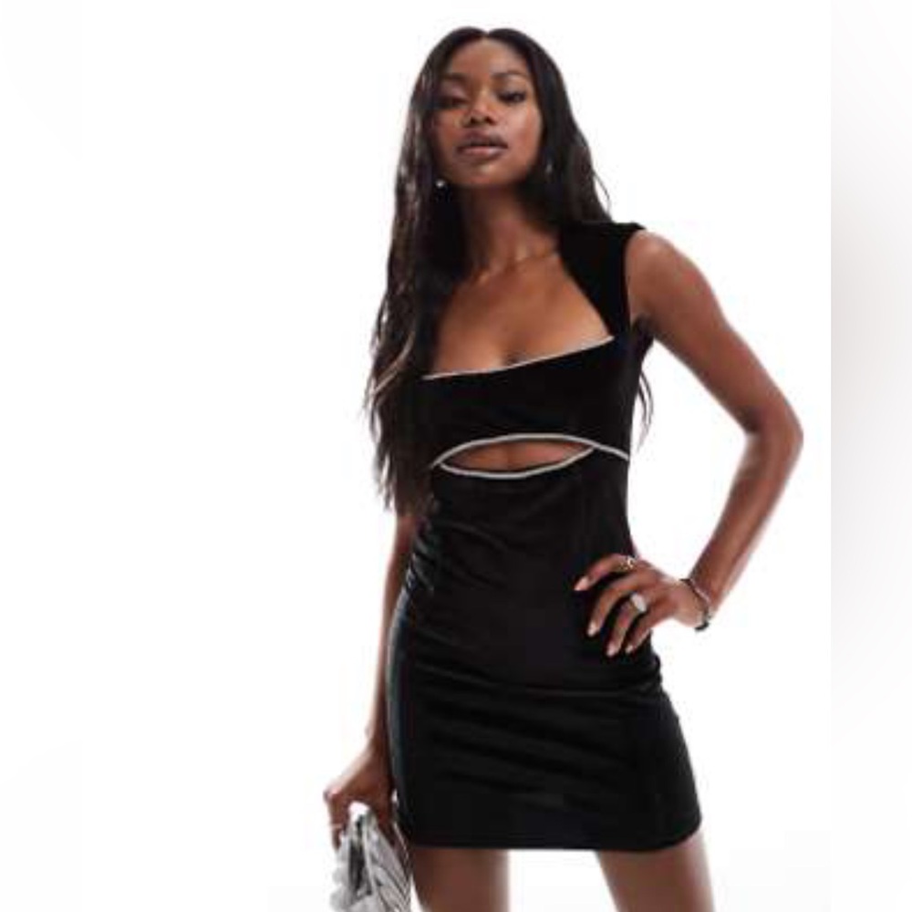 Black Cutout Bodycon Dress